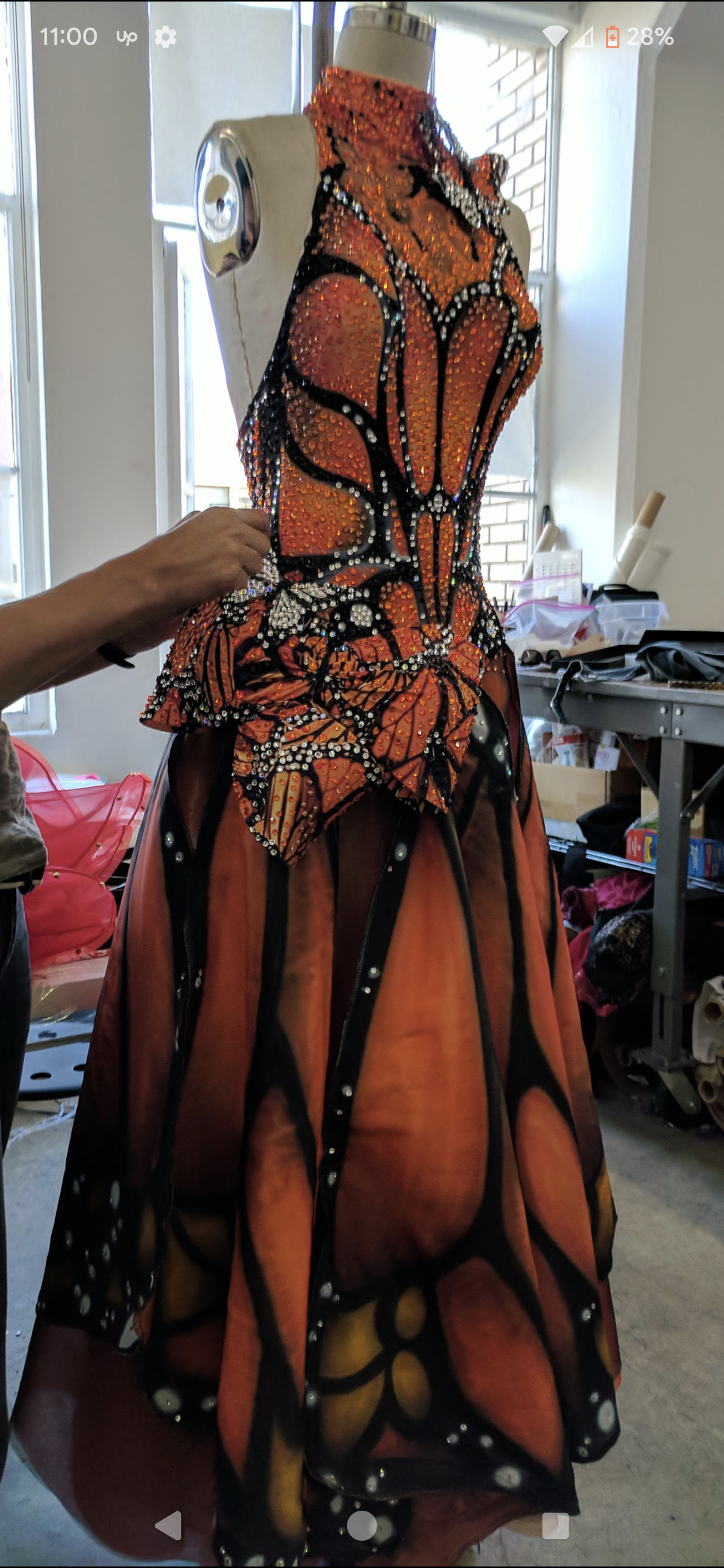 Butterfly dress for Dancing with the Stars