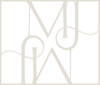 Abstract black and white geometric design with overlapping lines and shapes.