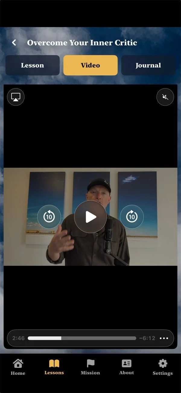 A lesson video in Endeavor Courses