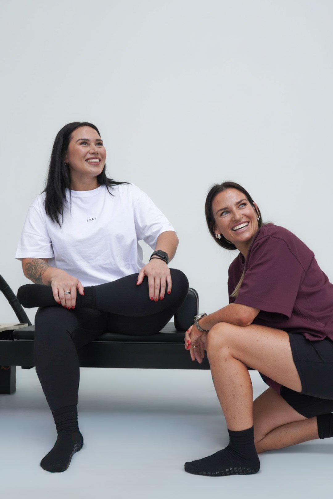 Happy Pilates girlies working out at Refinery Studios - your home for infrared mat Pilates, reformer Pilates and functional fitness classes