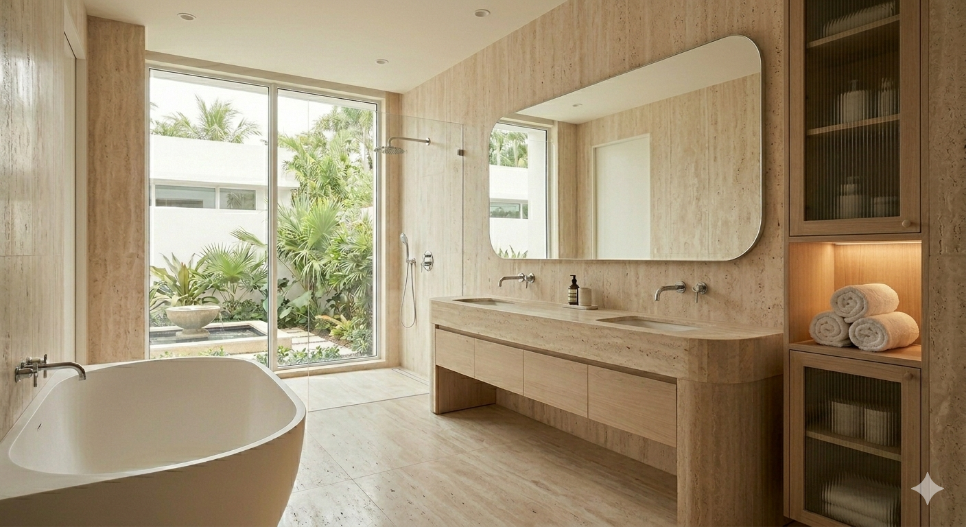 Master Bathroom 1 - Private Residence