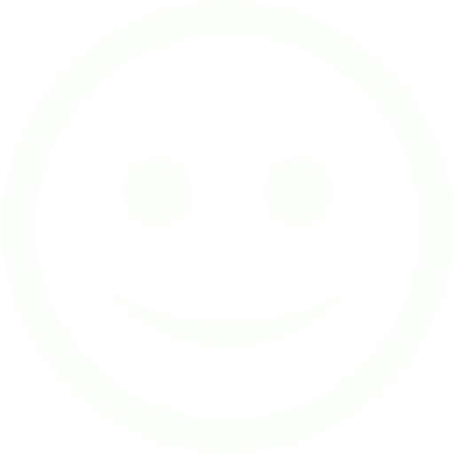A faint, light gray smiley face emoji on a white background.
