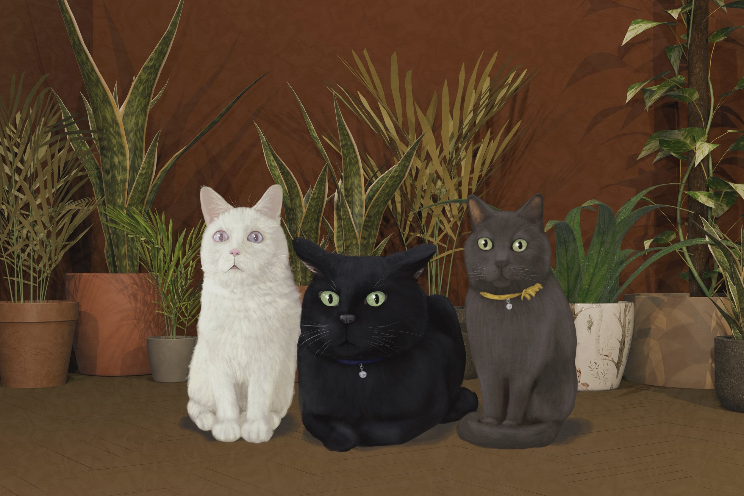Sam's Cats - 3d Background