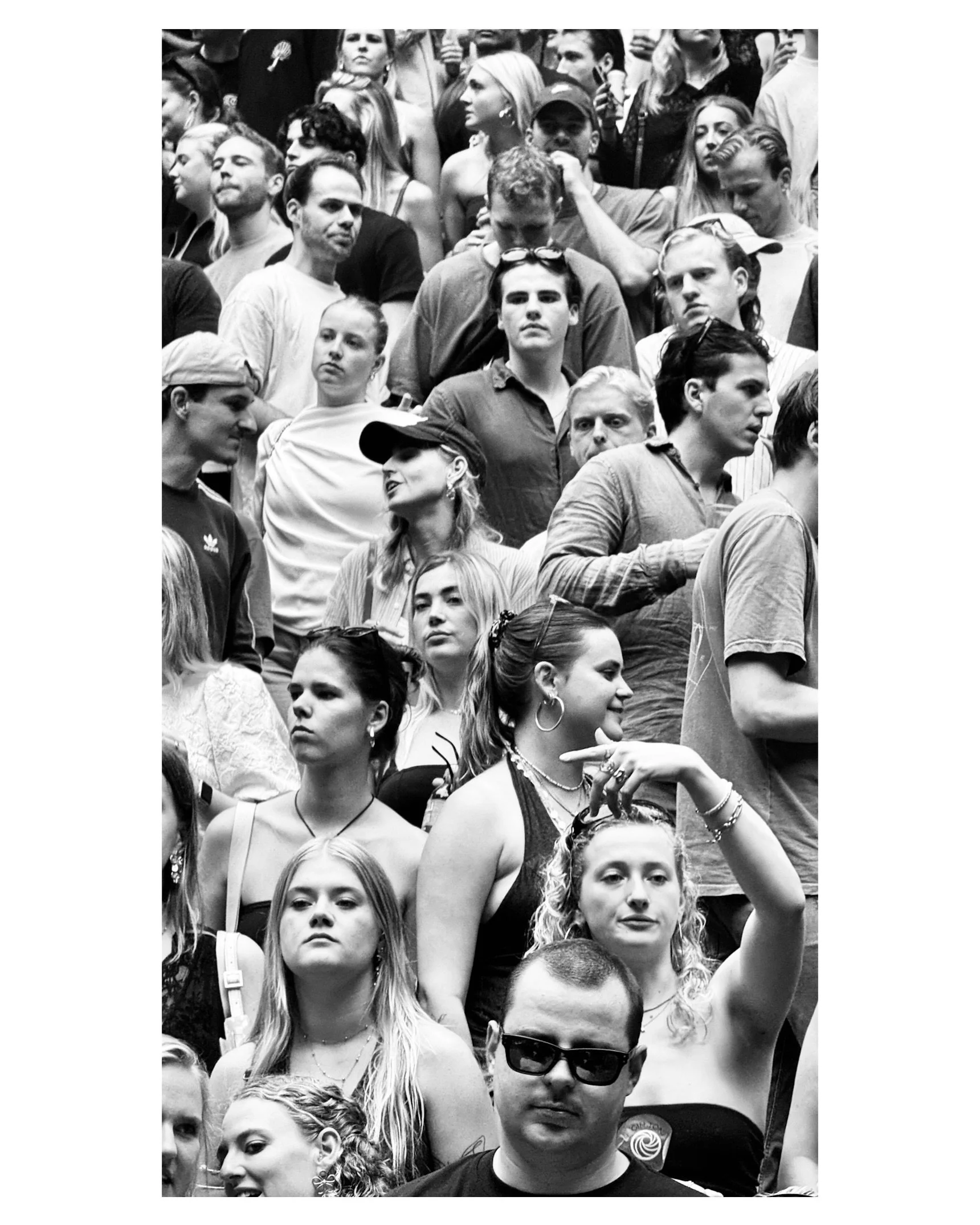 Crowds. #bnwstreetphotography #blackwhitepeople #bnw #festival
