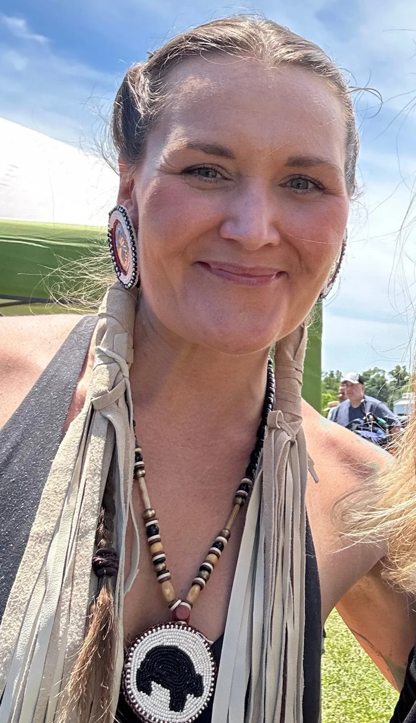 Monacan Tribal Member and Director of Tribal Affairs at CareOregon, Crystal O'Grady, J.D. provided wonderful insights for the Monacan - Scottish protagonist.