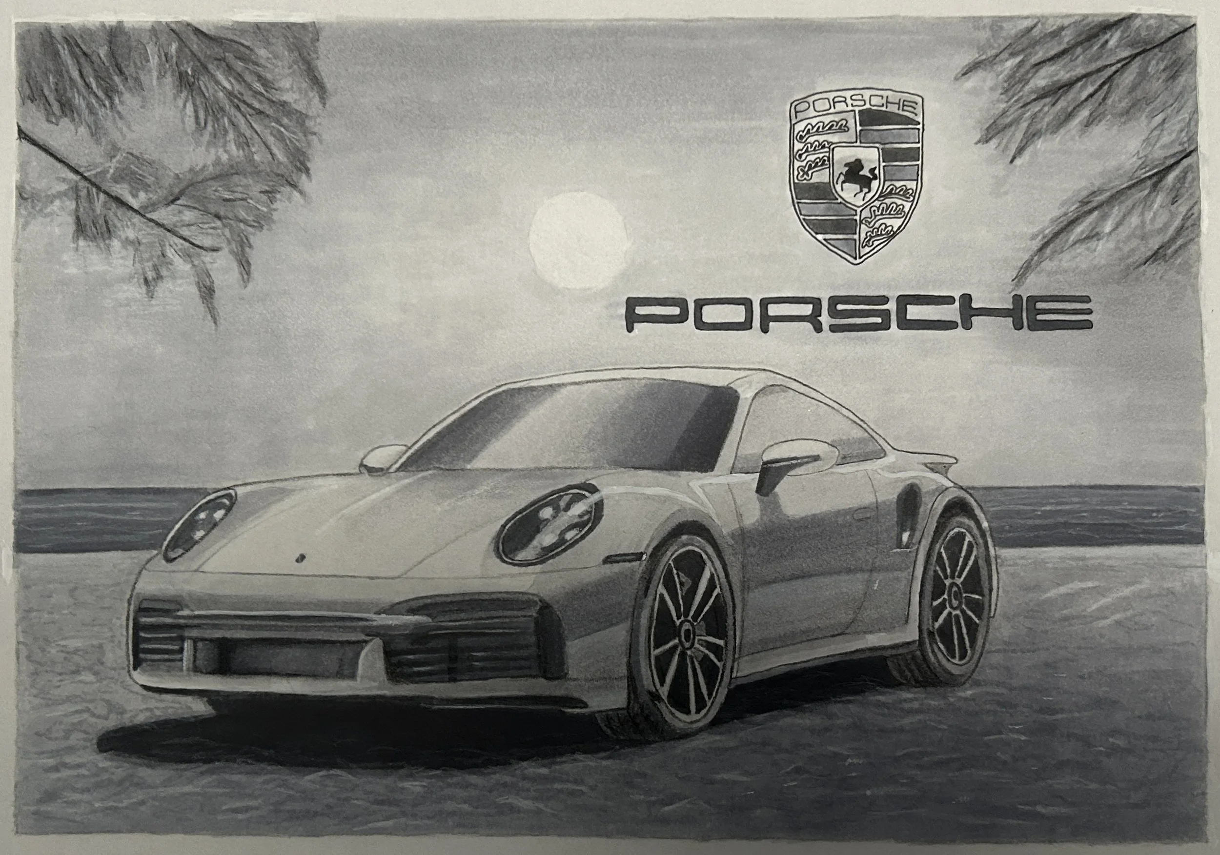 Car Concept Design Rendering
