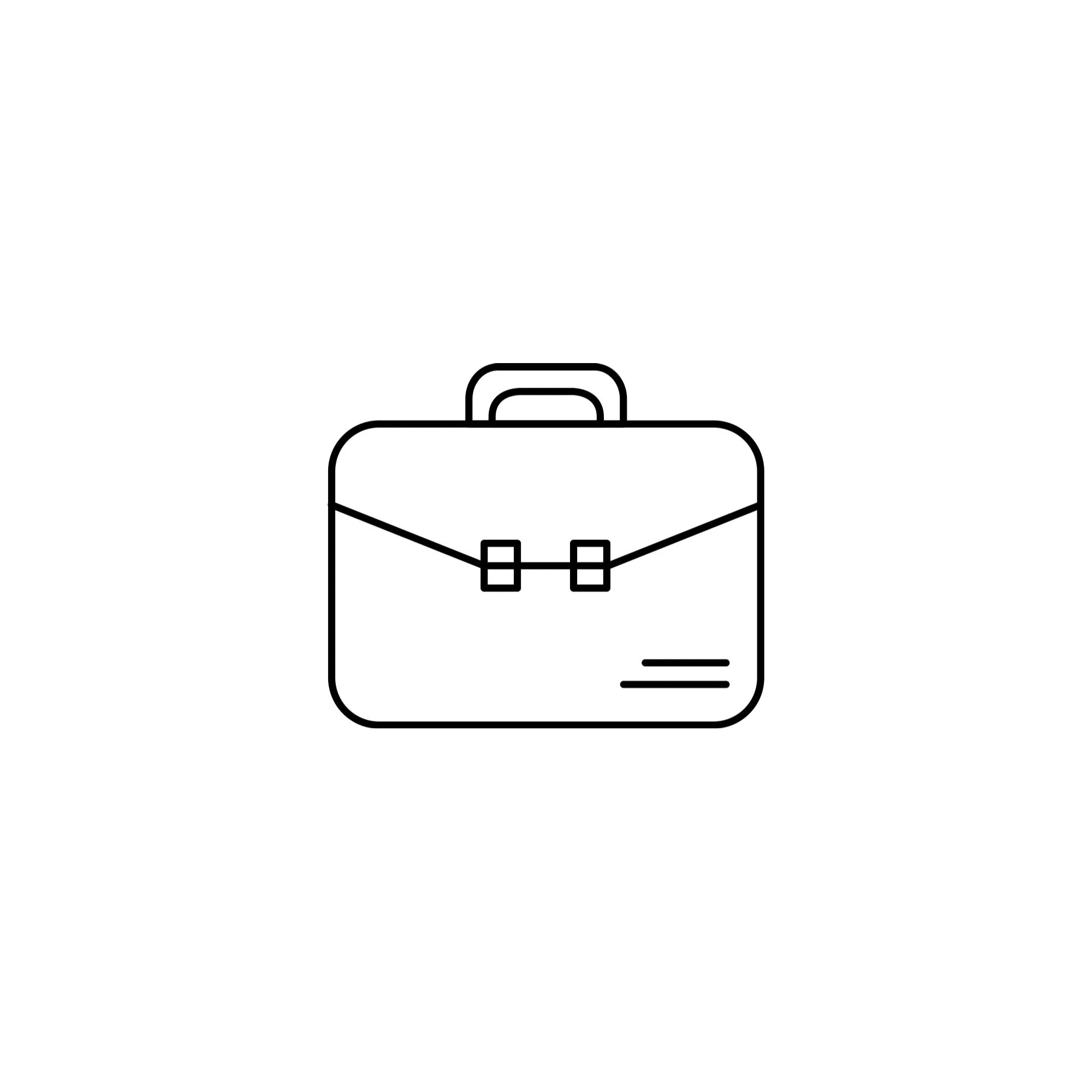 Line drawing of a military-style backpack with straps and buckle.