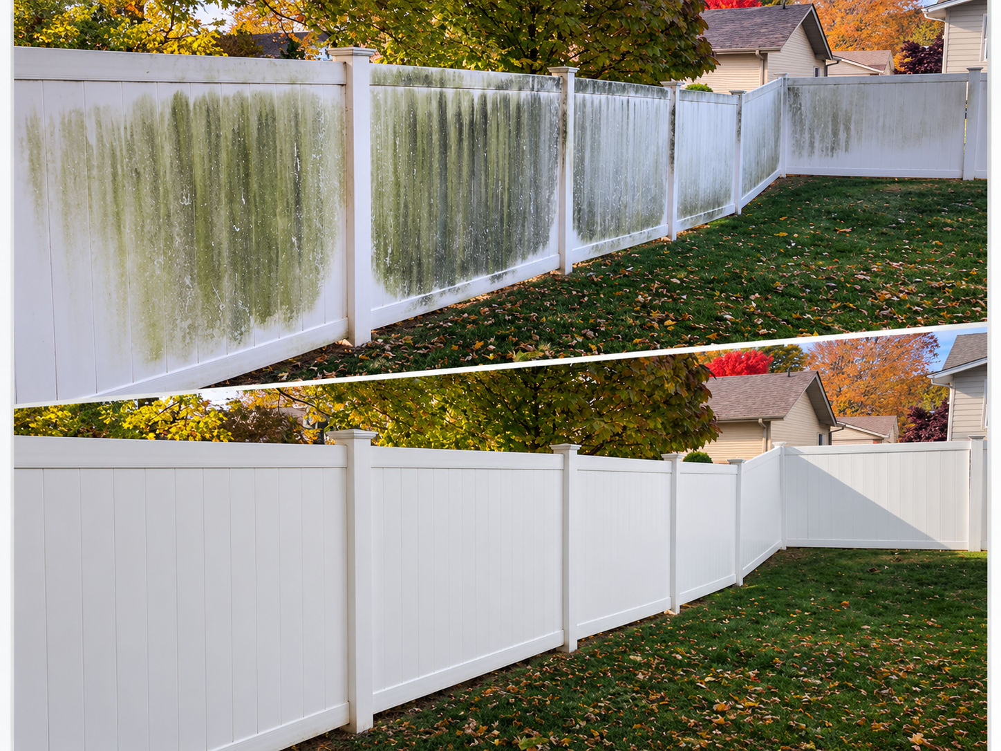 vinyl fence pressure washing from hydrolux ct