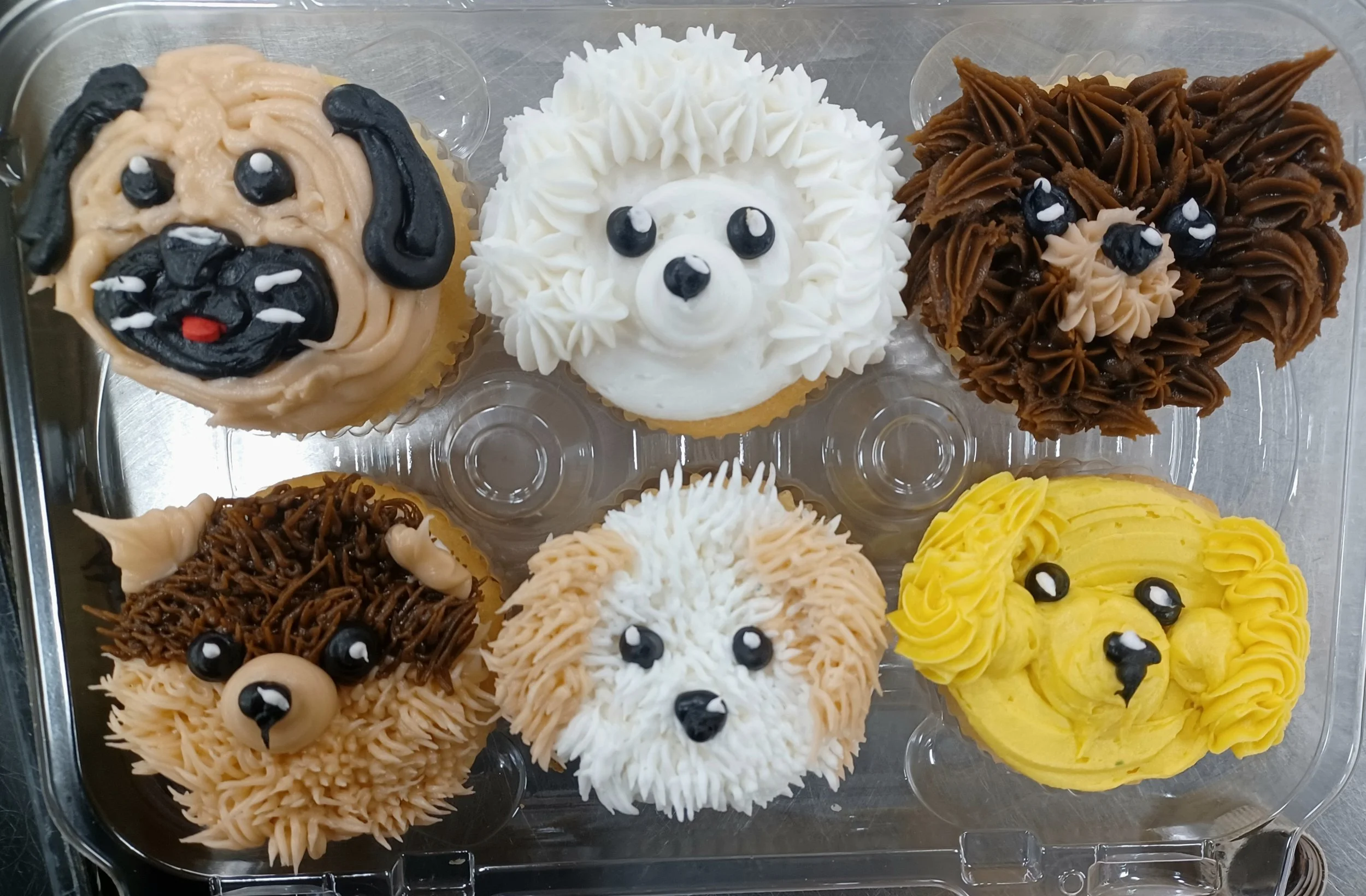 Custom Puppy Cupcakes
