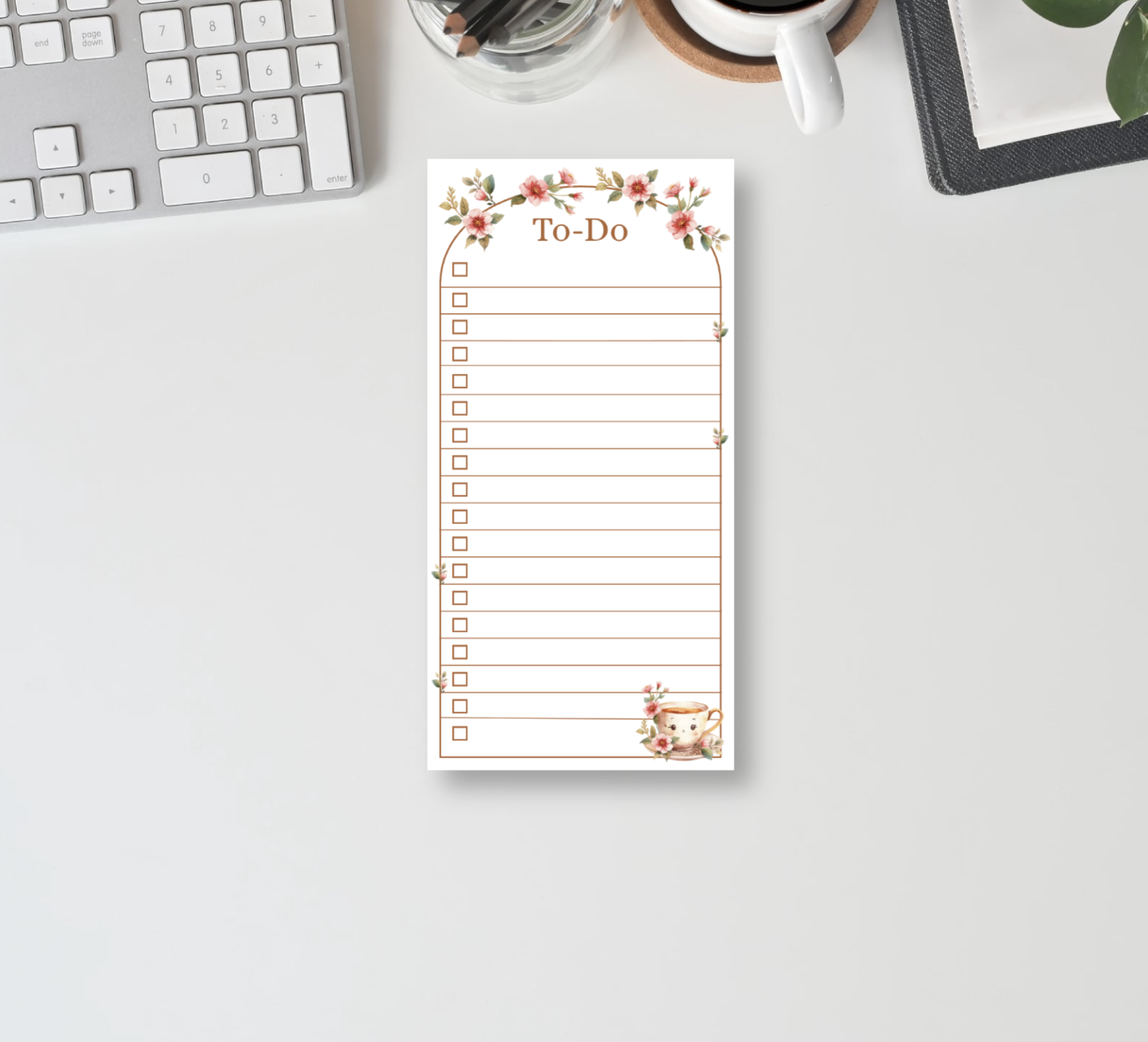 Tea Time To‑Do NotePad