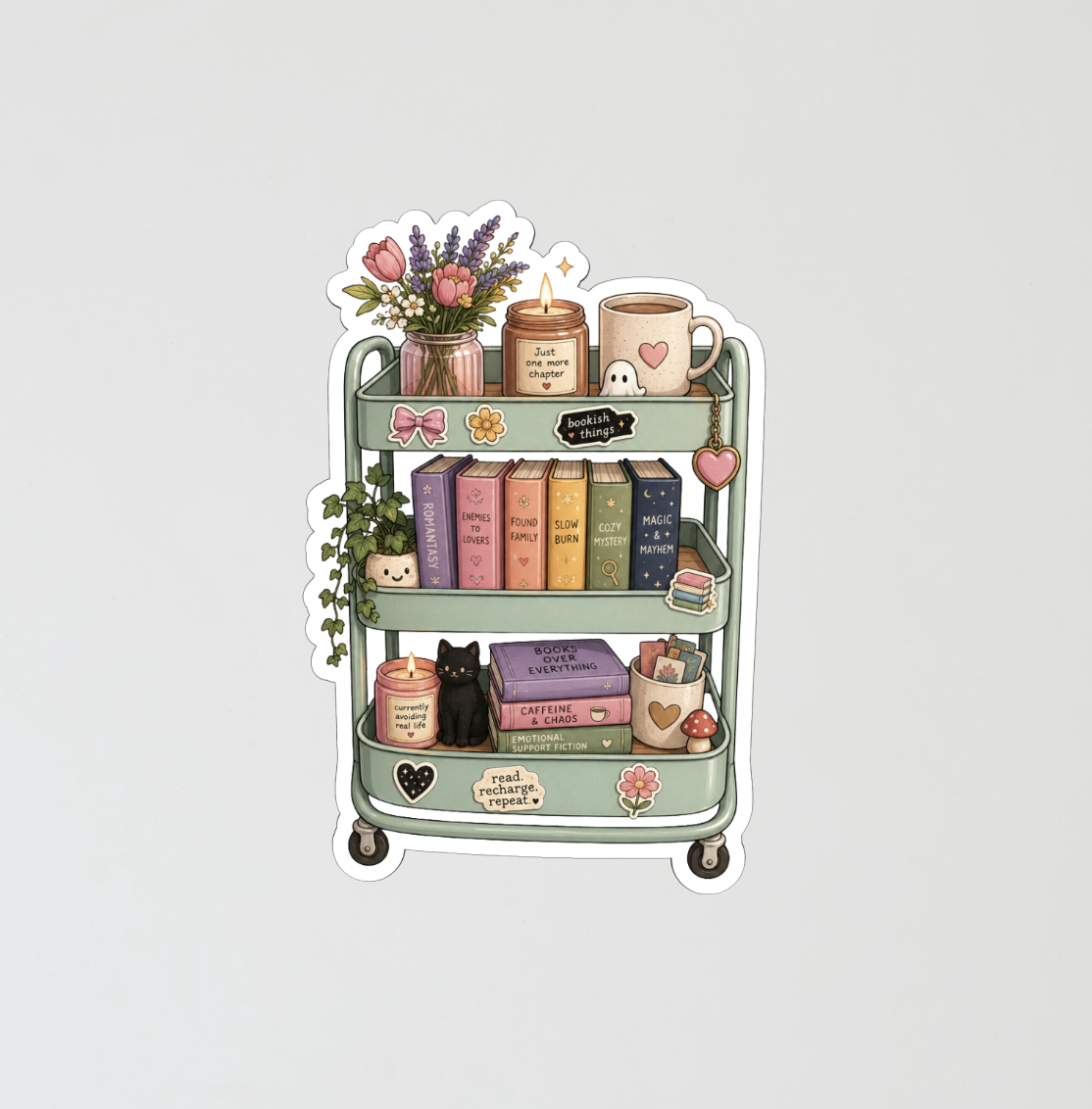 Bookish Things Vinyl Sticker