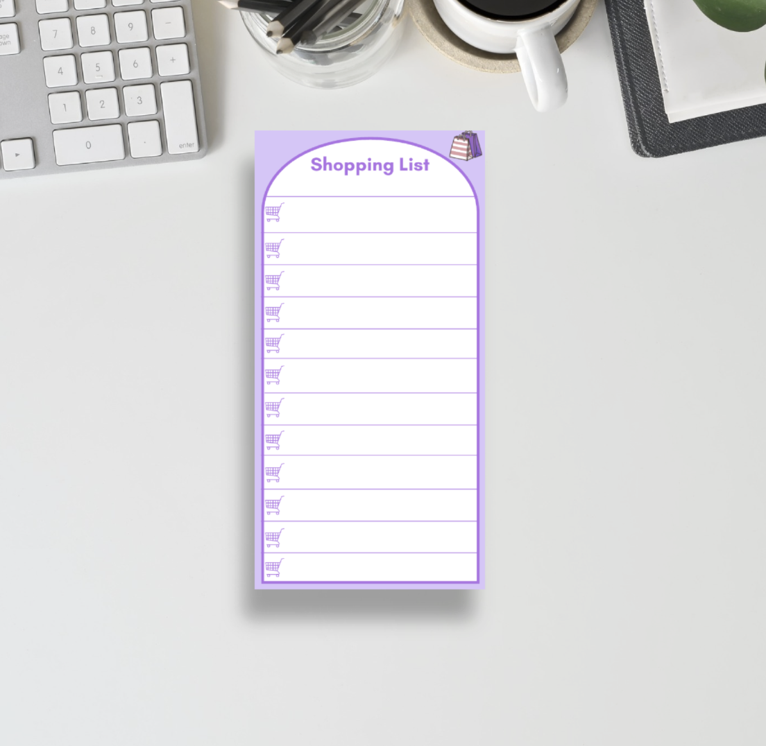 Shopping List Notepad