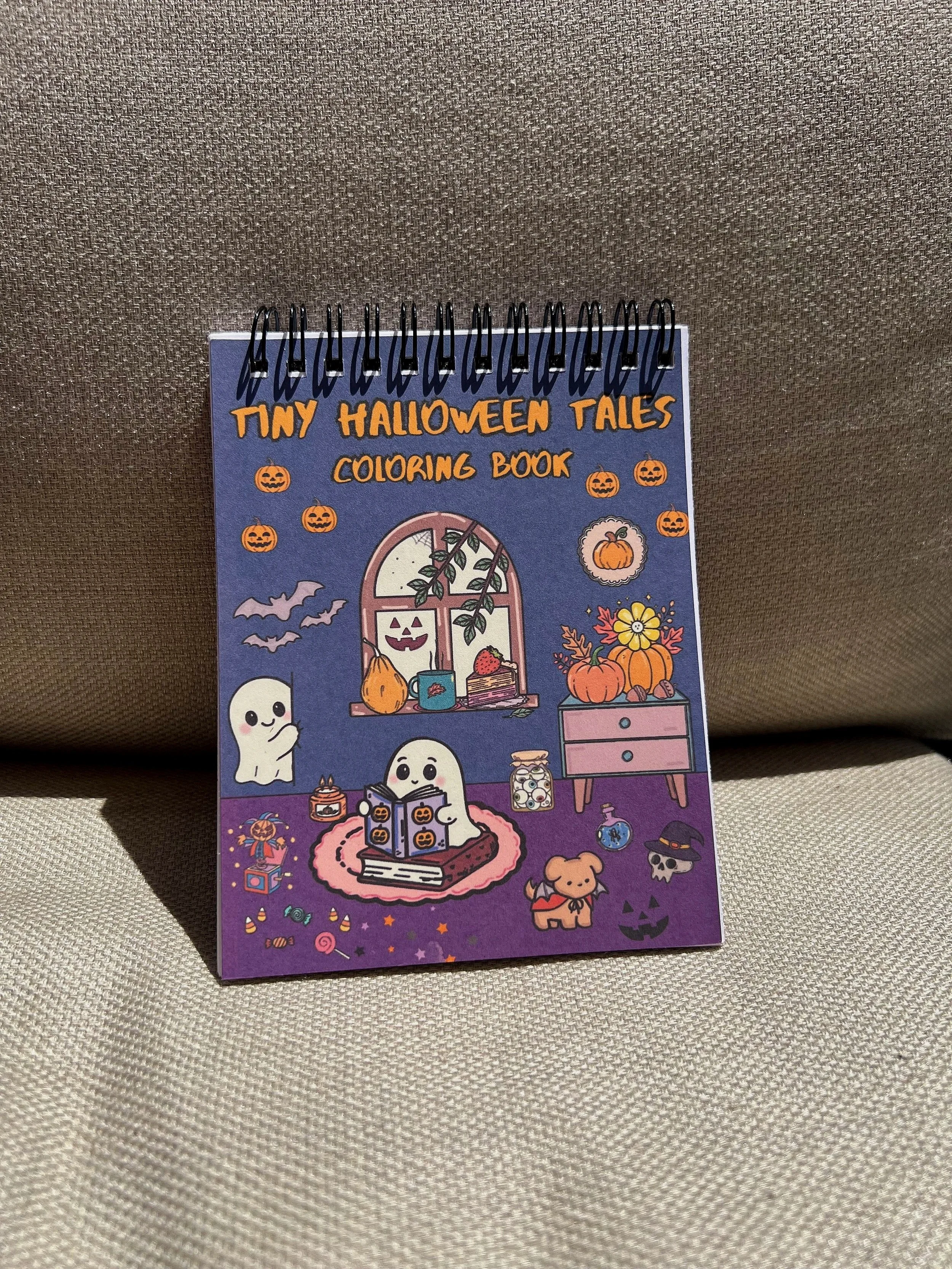 Tiny Halloween Tales Mini Coloring Book