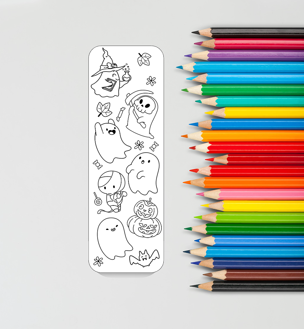 Color Me Spooky Bookmark