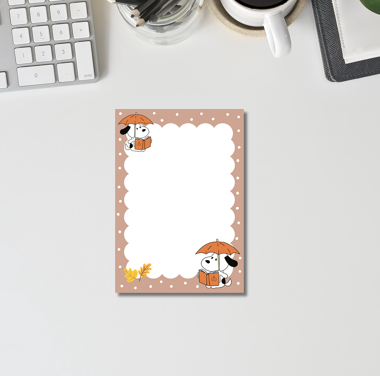 Snoopy Fall Notepad