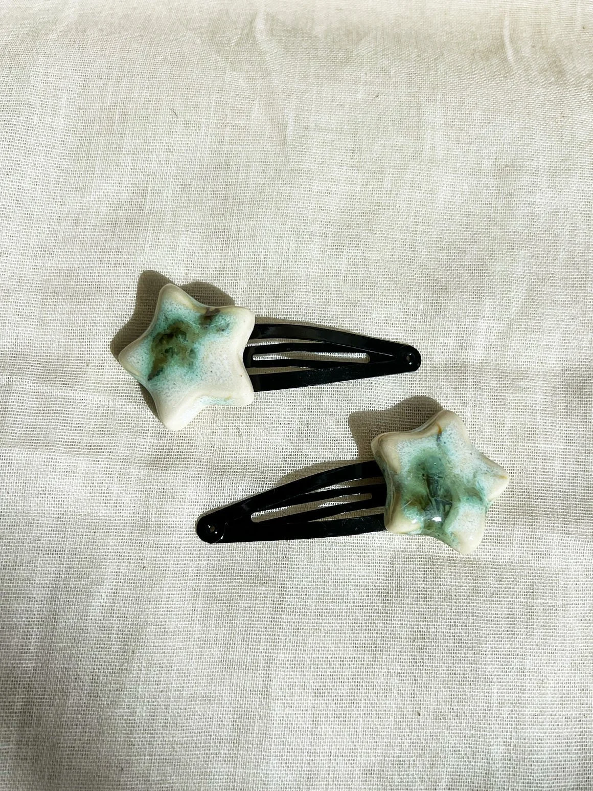 star hairclips - mermaid