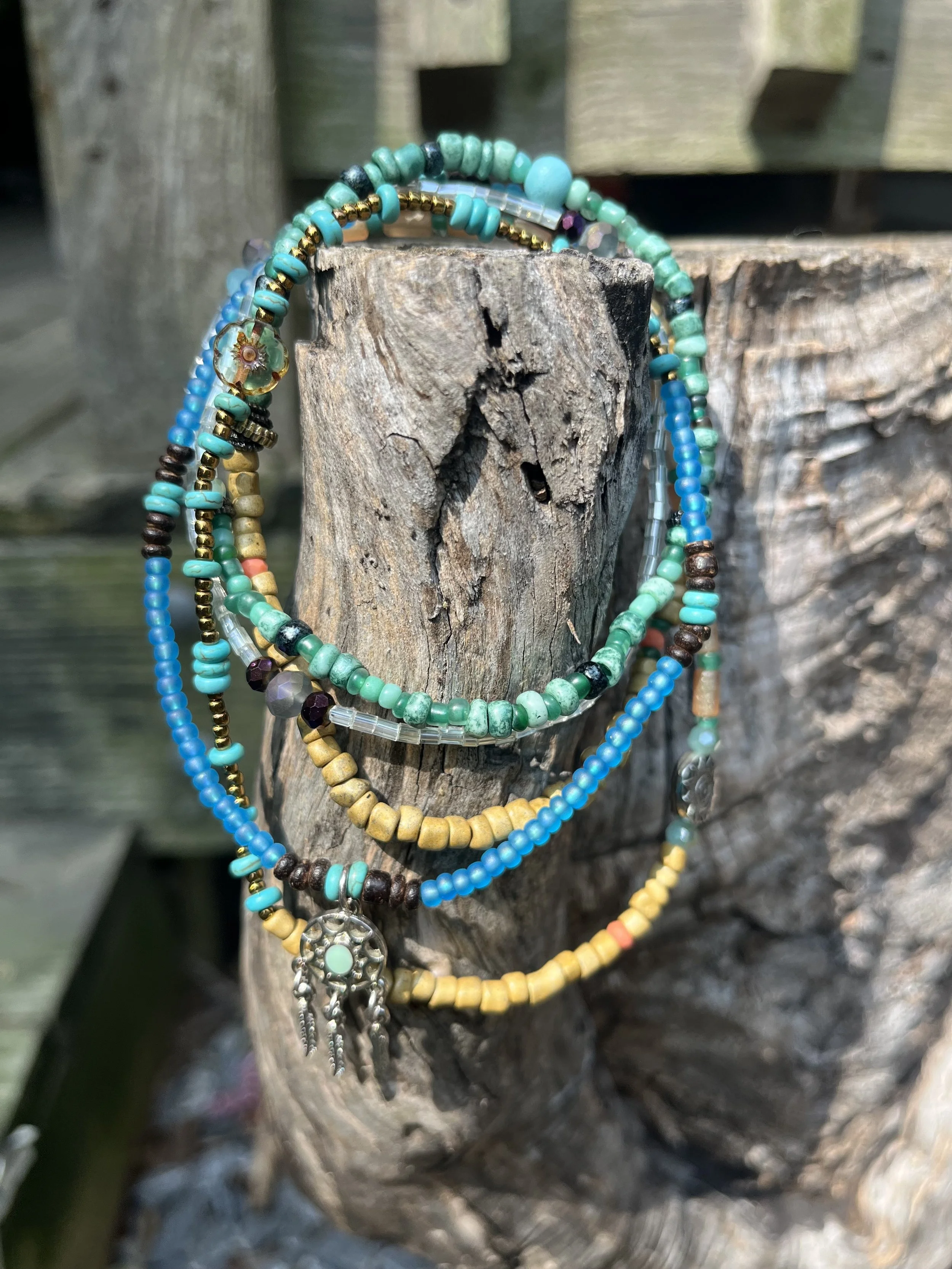 Dreamcatcher Beaded Wrap