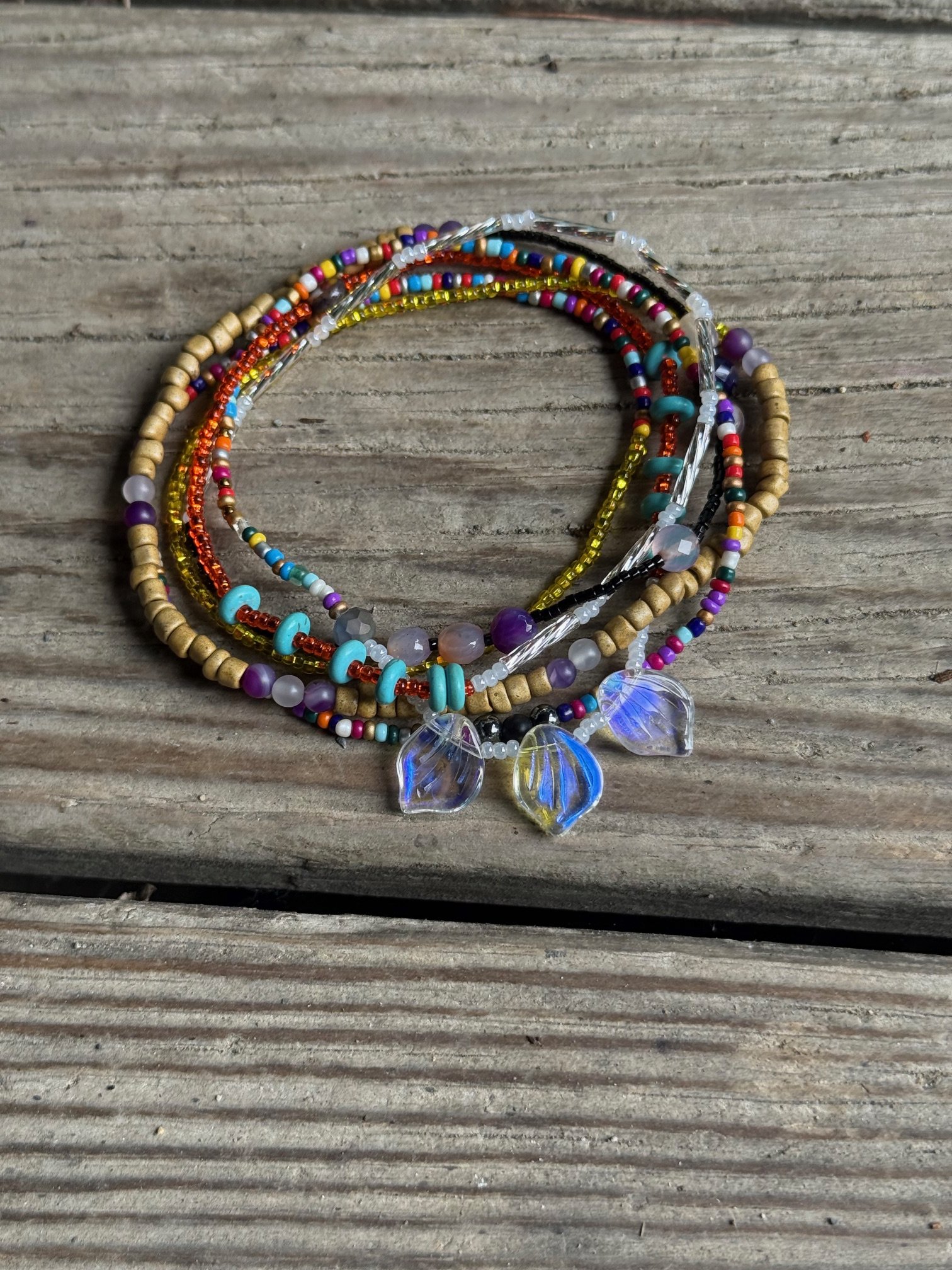 Colorful Bohemian Beaded Bracelet