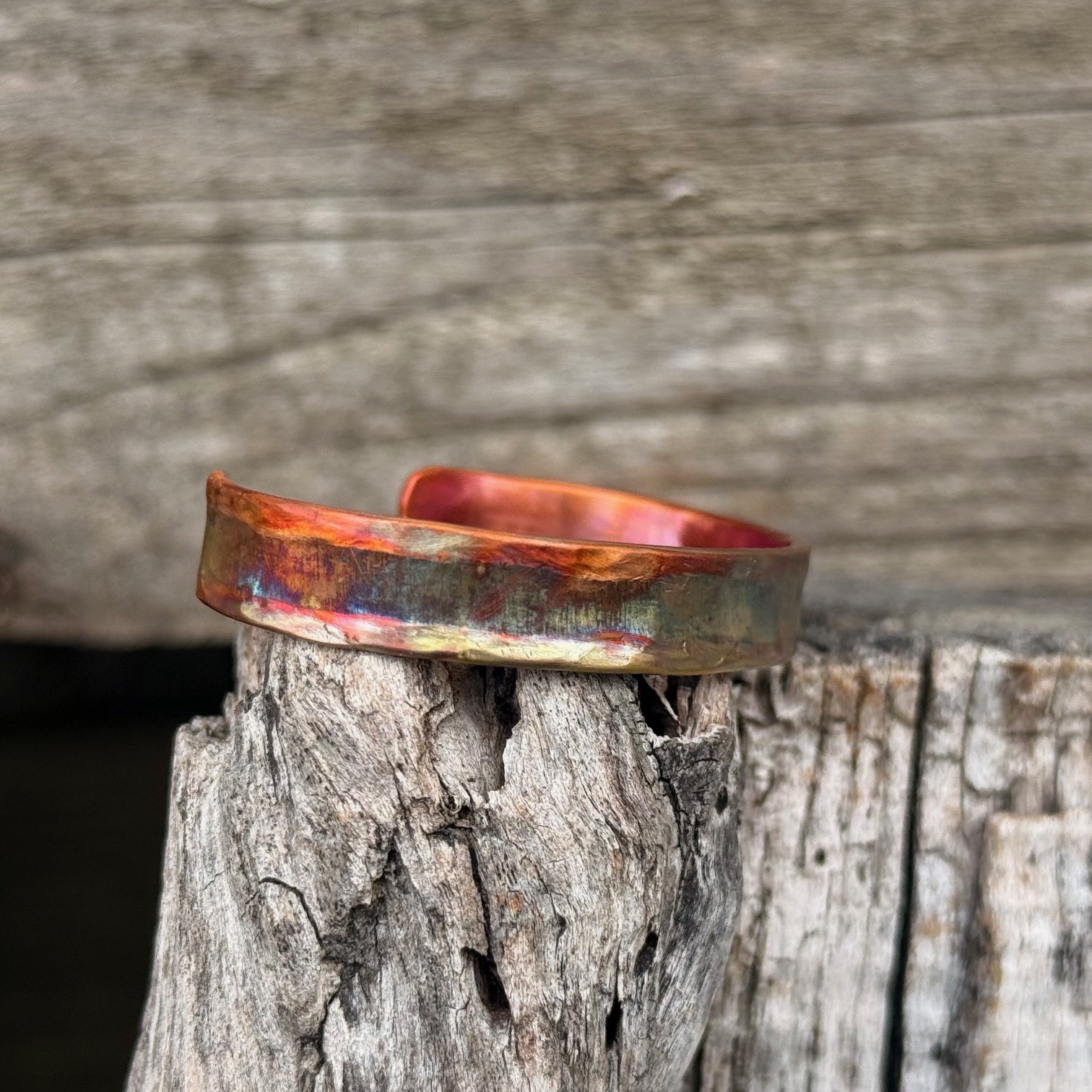 Childrens Handcrafted Copper Cuff Bracelet