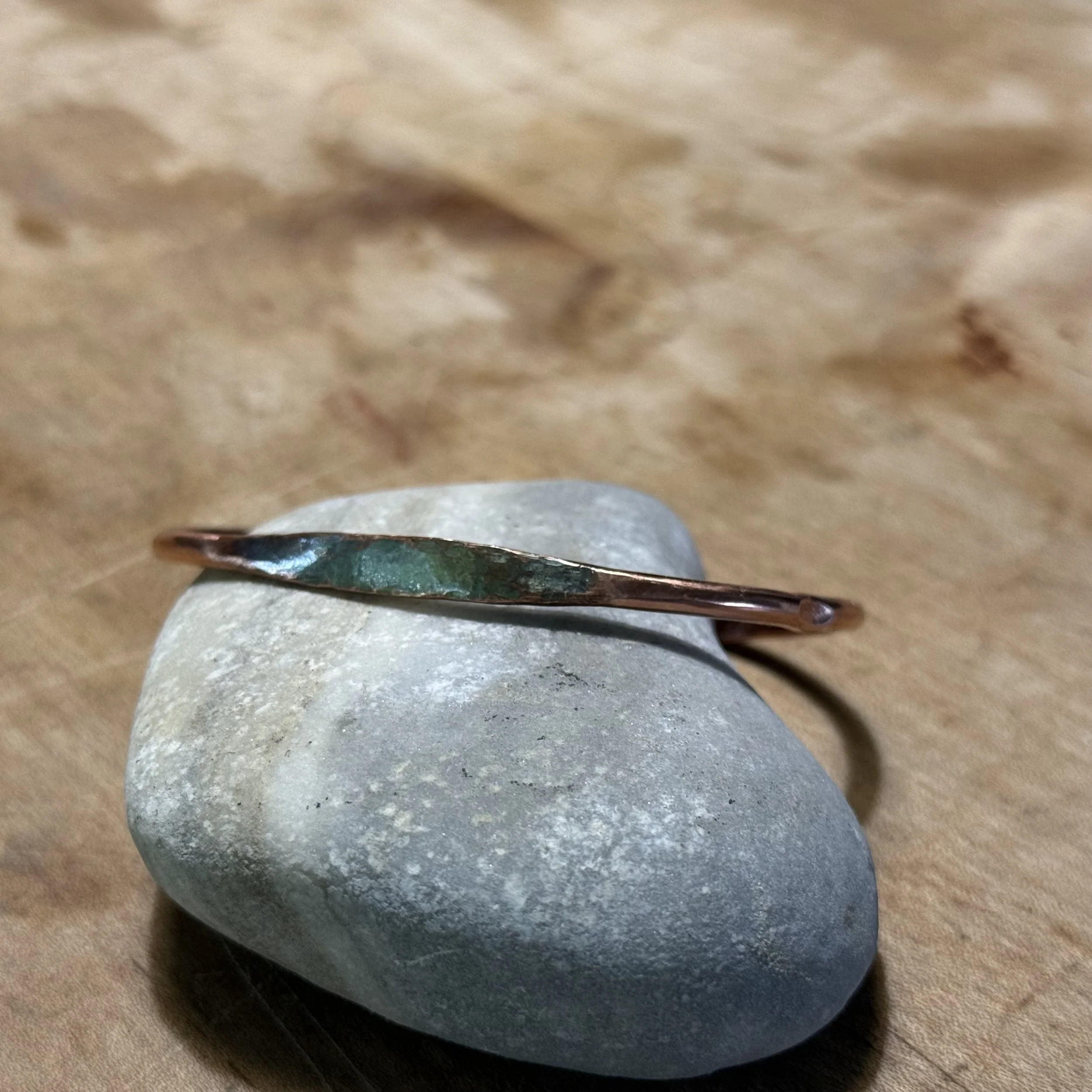 Artisan Copper Elegance Bangle