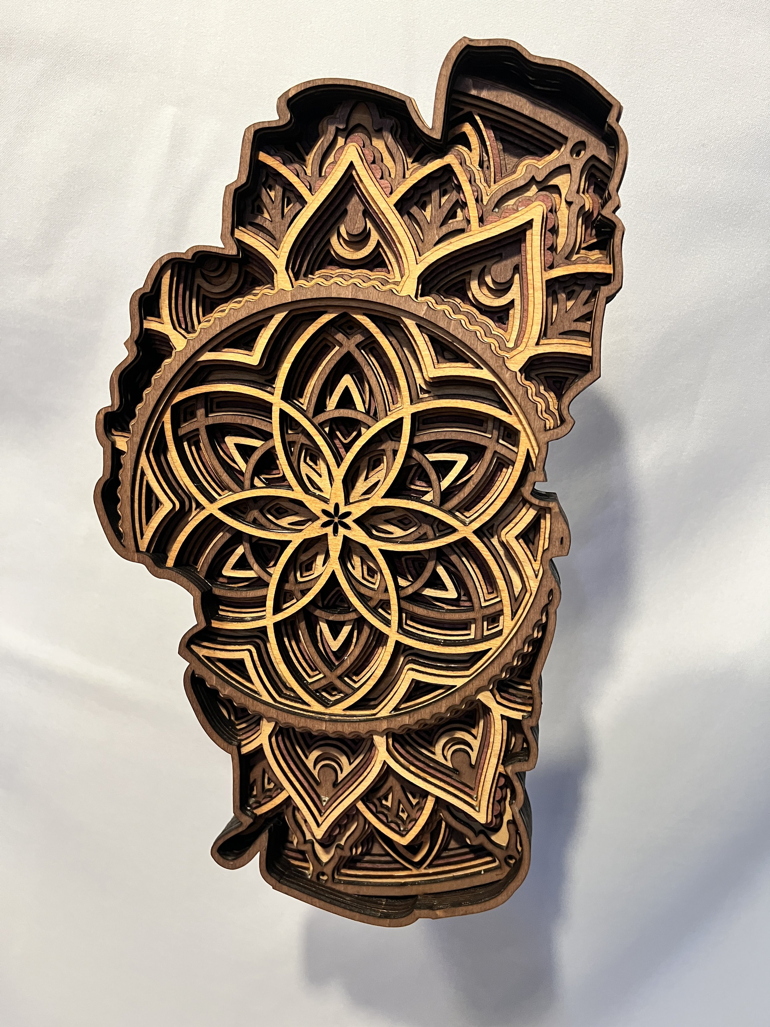 Lake Tahoe Wooden Mandala