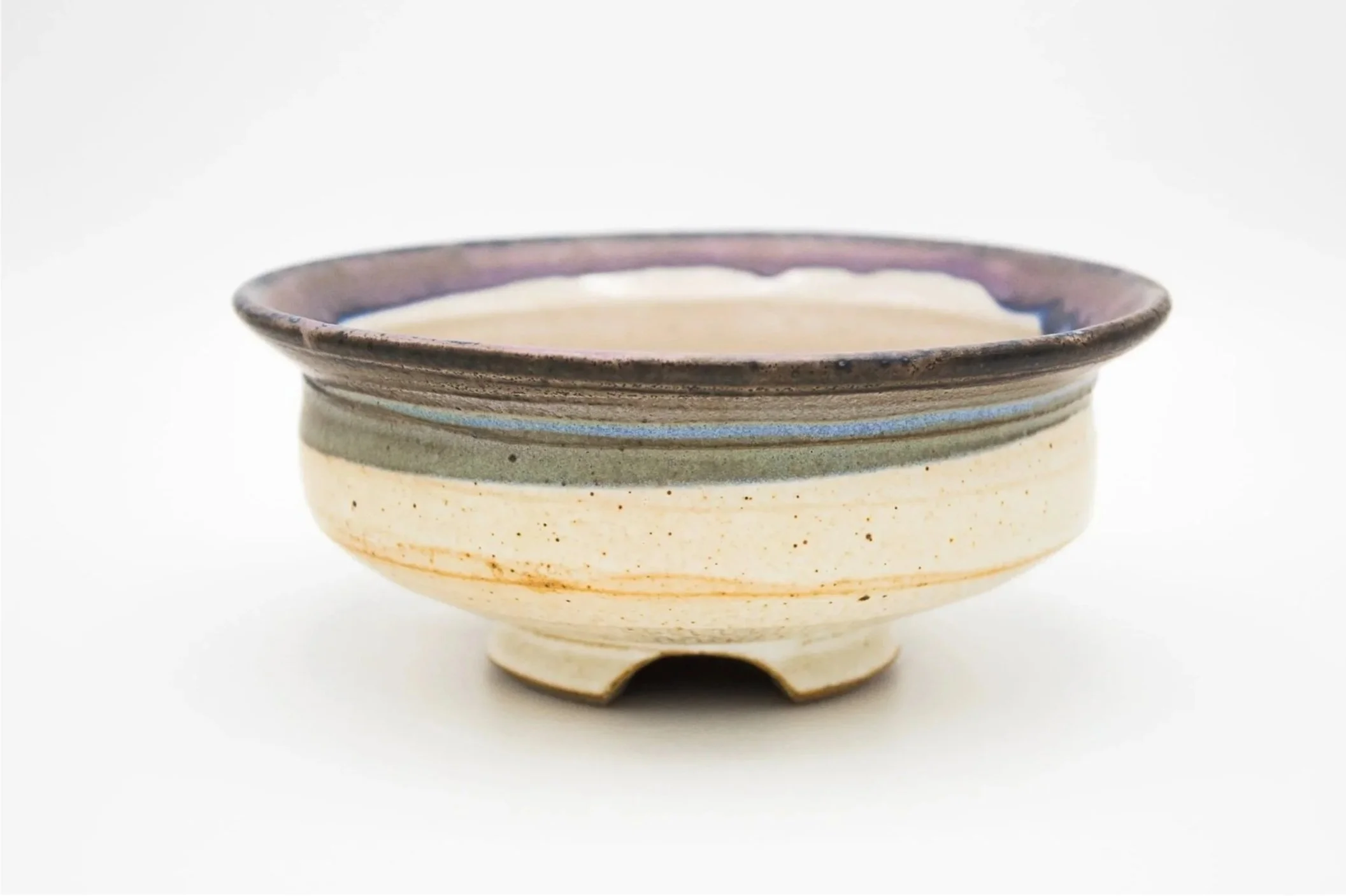 Flared Bowl, stoneware, gas-fired, (6 x 6 x 4 in), 2022.