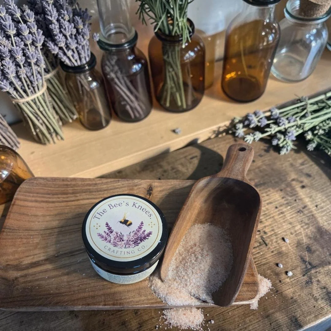 Lemon Lavender Himalayan Salt Scrub 8oz