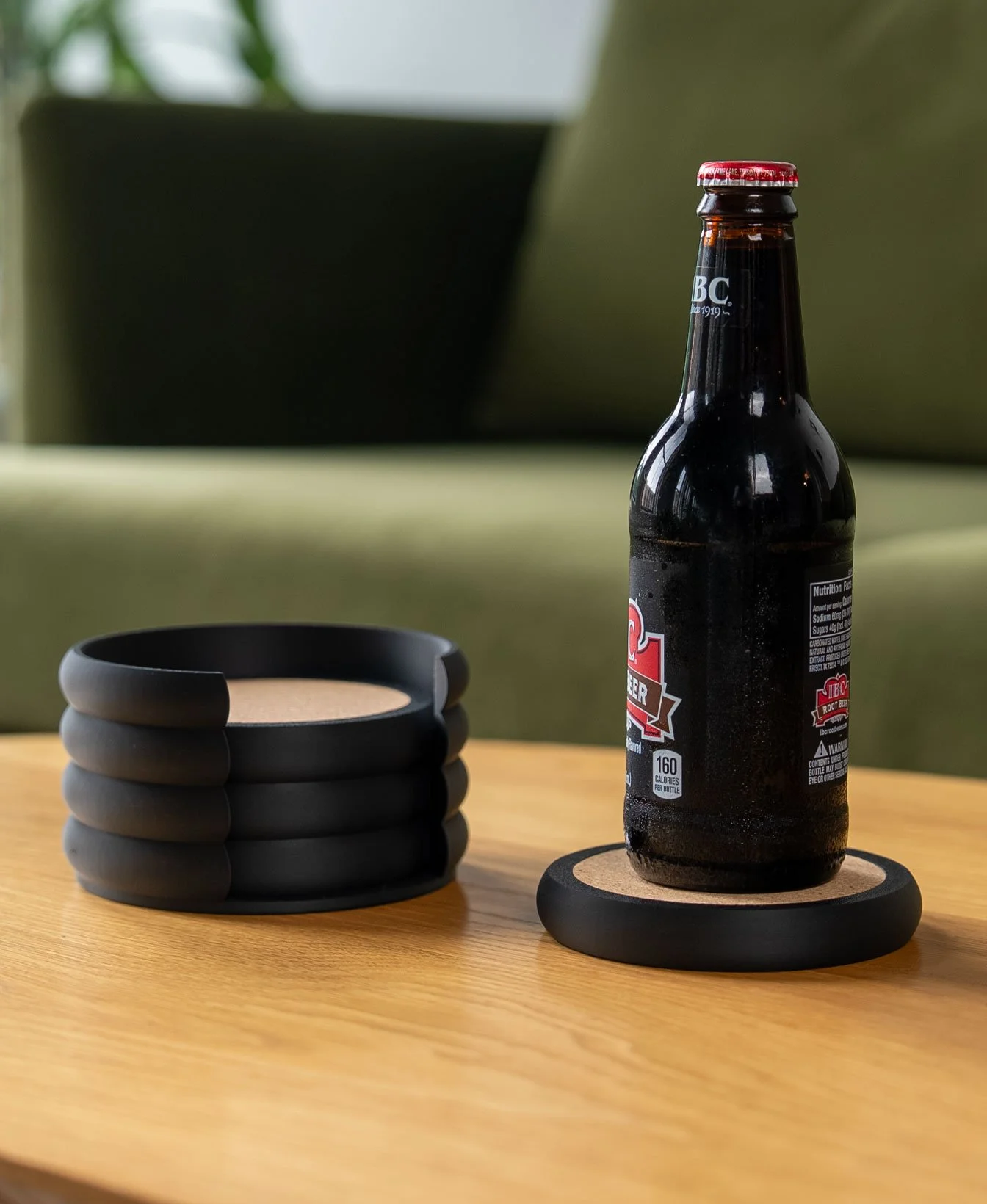 Bottle Opener Coaster Set