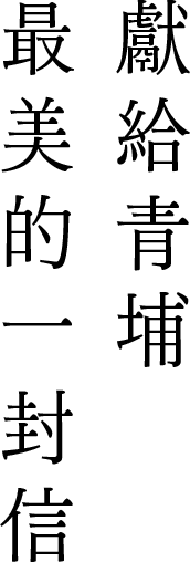 Chinese characters arranged vertically, with phrases expressing admiration for a letter to a young patriot.
