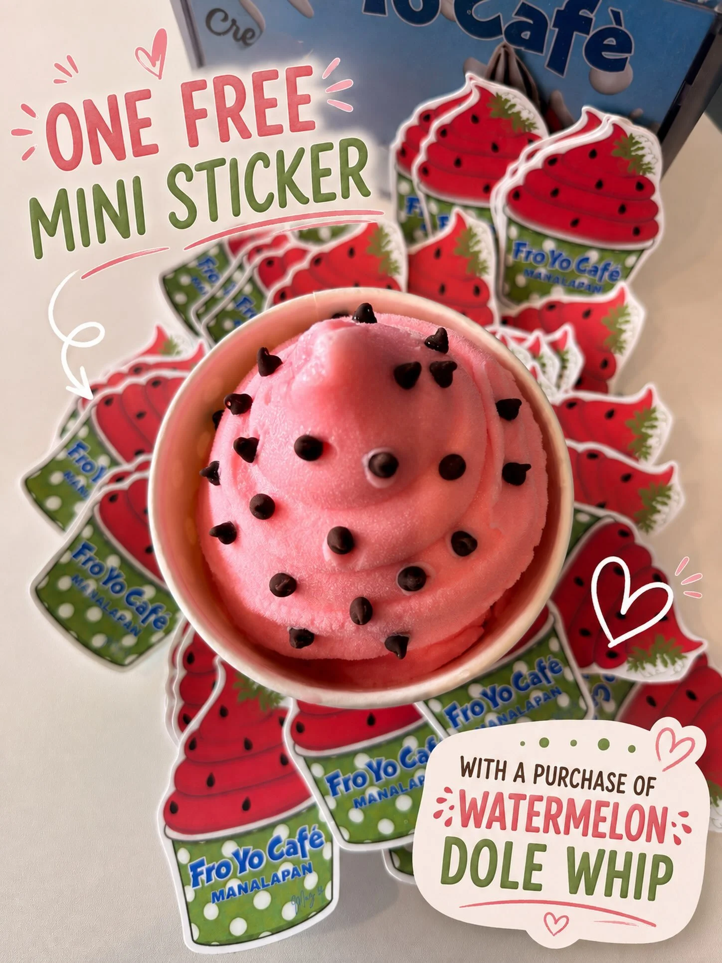 A new sticker and a new flavor all in the same day&hellip; can it get any better than this? 😍🍉🍨
#manalapan #nj #froyocafe #frozenyogurt #monmouthcounty