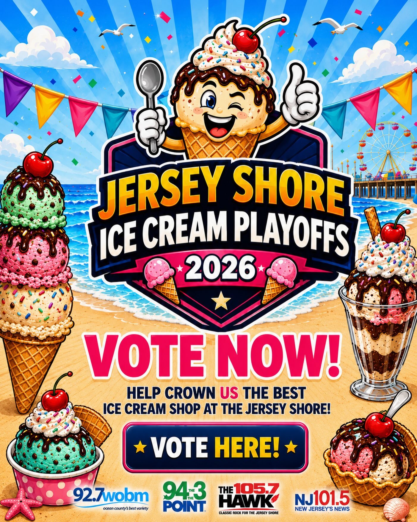 Do you love Fro Yo Cafe? Vote for us in the 2026 Jersey Shore Ice Cream playoffs! 🍨☺️

‼️VOTING IS OPEN NOW HERE‼️ https://poll.fm/17219033

#Manalapan #Marlboro #Freehold #Monroe #Howell