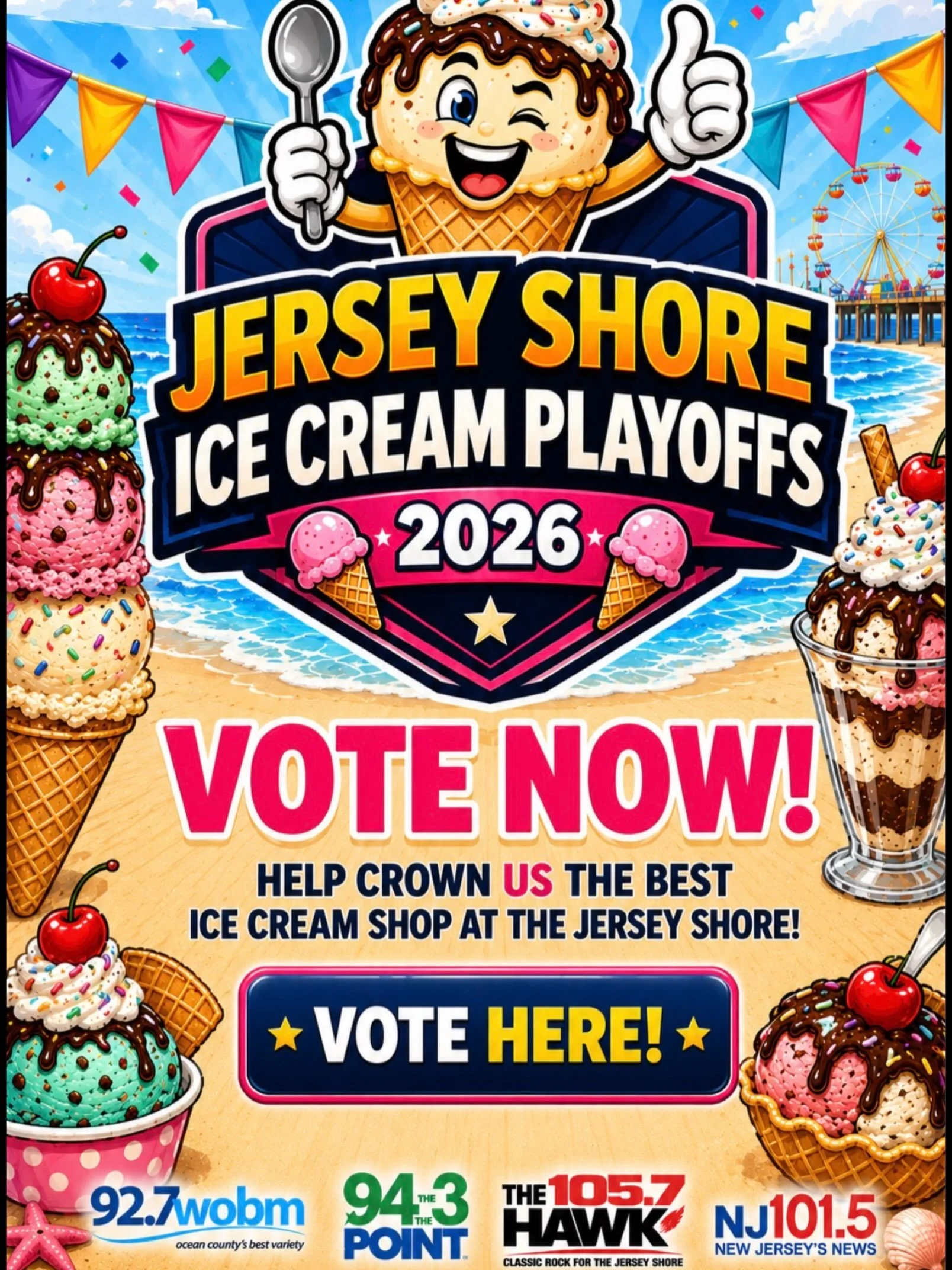 It&rsquo;s Fro Time! Vote for Froyo Cafe throughout this week for the Jersey Shore Ice Cream Playoffs - Link in bio😋🍦 
Thank you Fro Fam!🫶

#jerseyshore #froyo #monmouthcountynj 
#jerseyshoreicecream #froyocafe