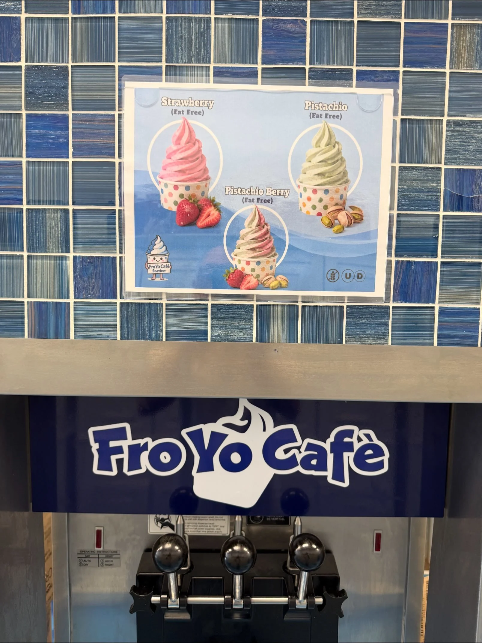 New flavor alert‼️Come in to try out our new Pistachio Berry flavor!!! #froyo #monmuthcounty #nj