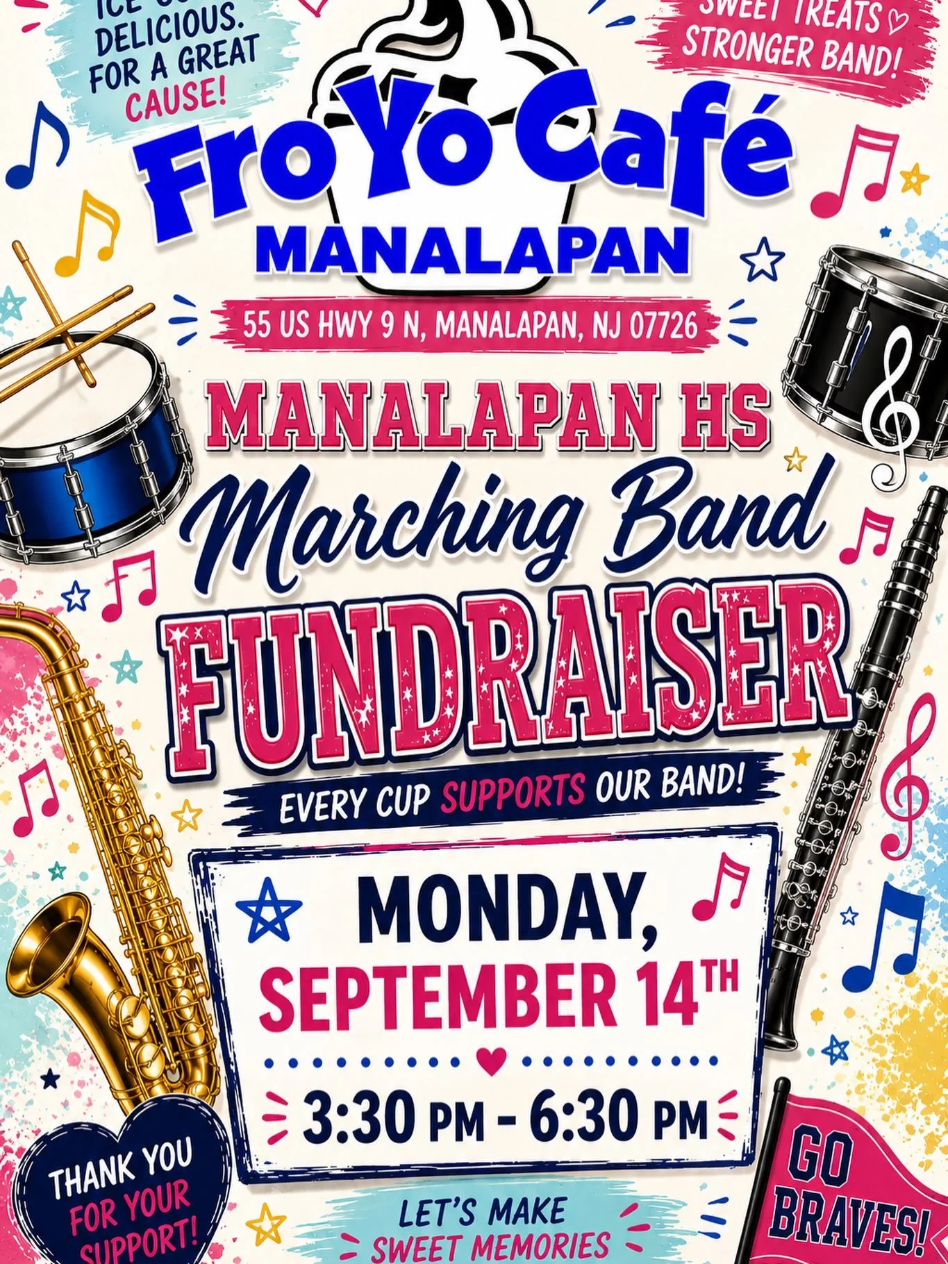 Dine to donate is so back, just like fro🍨✨ Dm or Facebook message to book
#manalapan #monmouthcounty #froyo #frozenyogurt #manalapanhs