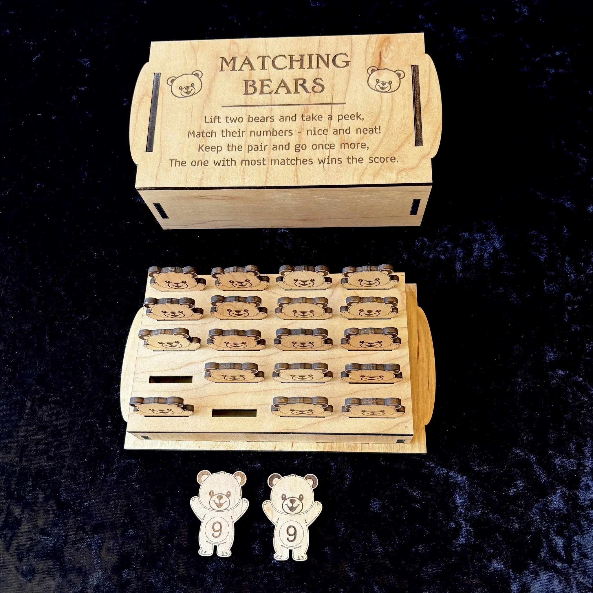 Matching Bears Memory Game