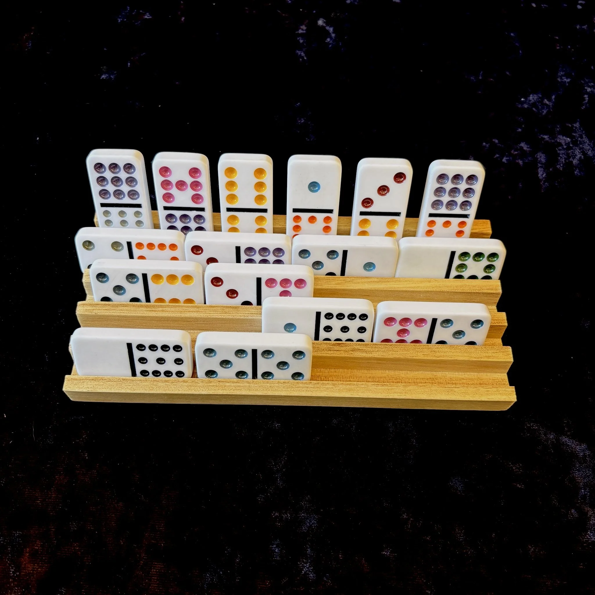 Wooden Game Tile Rack