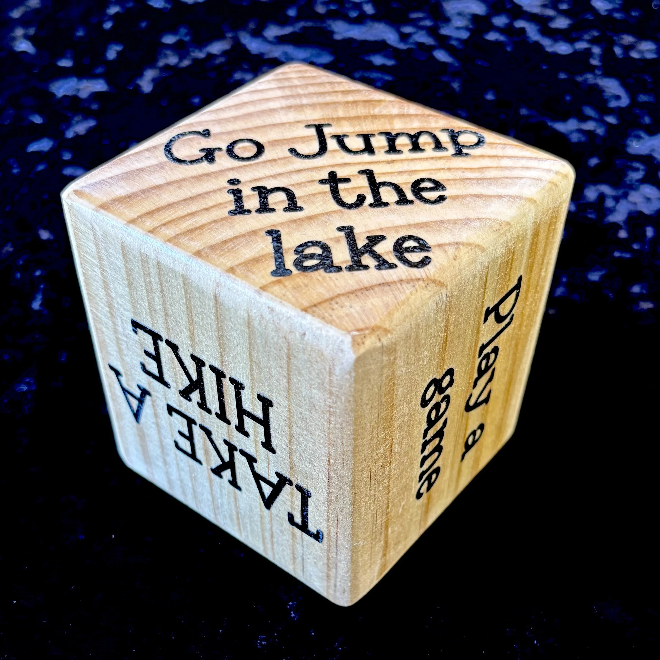 Wooden Cottage Activity Decision Dice