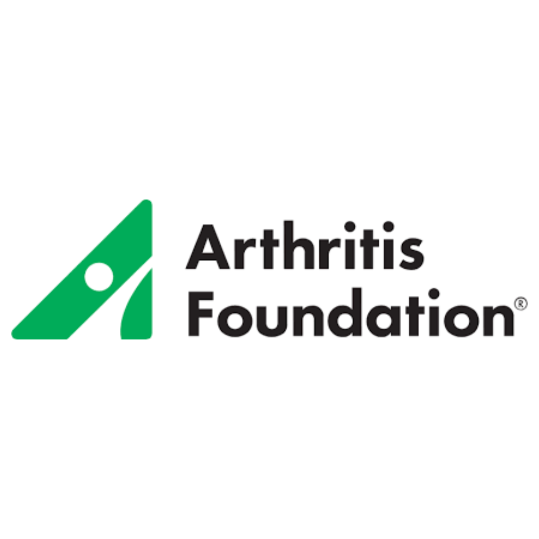 Logo of the Arthritis Foundation with a green stylized figure and black text.