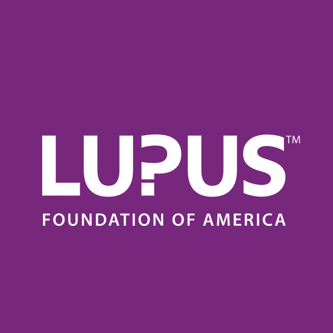 Purple background with white text reading "LUPUS Foundation of America."