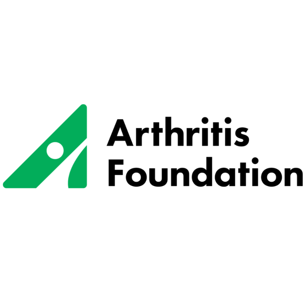 The logo of the Arthritis Foundation featuring a green stylized 'A' and the organization's name in black text.