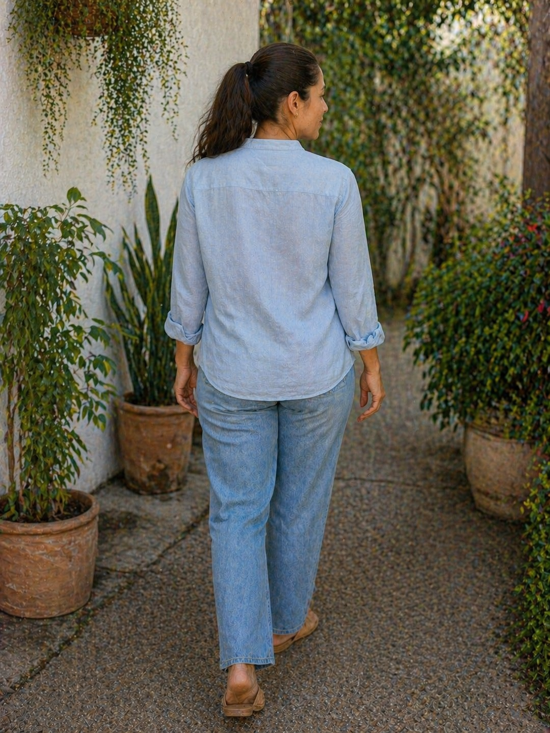 fivelinen, light blue womans, mens belgian linen button down up shirt pure (14).png
