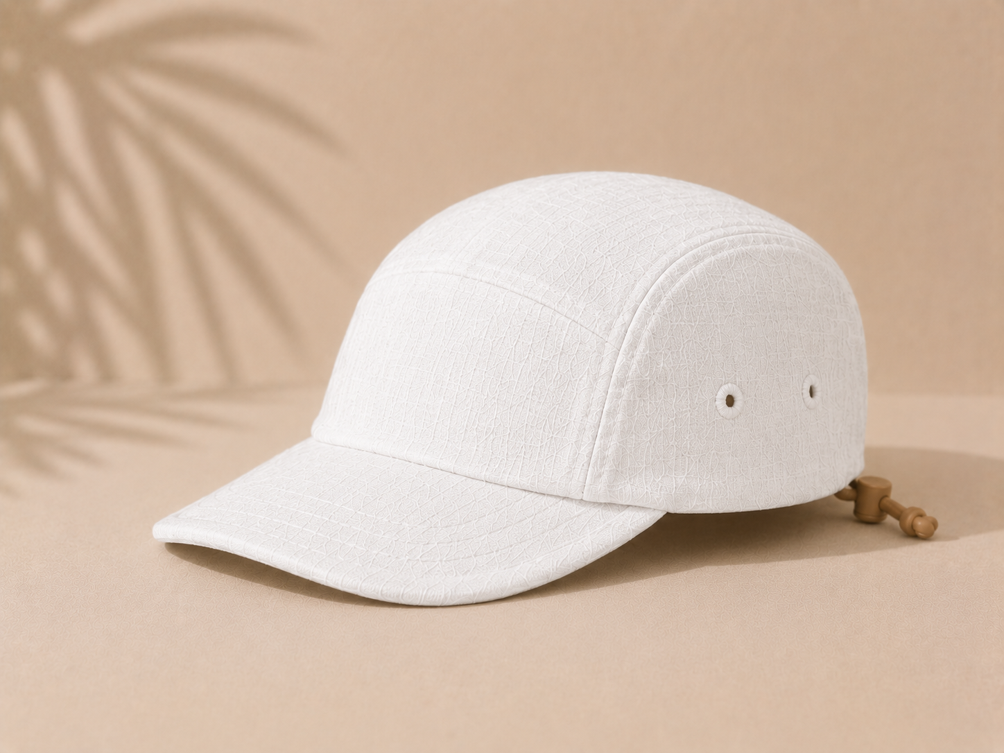 White Linen Golf Hat - FiveLinen (3).png