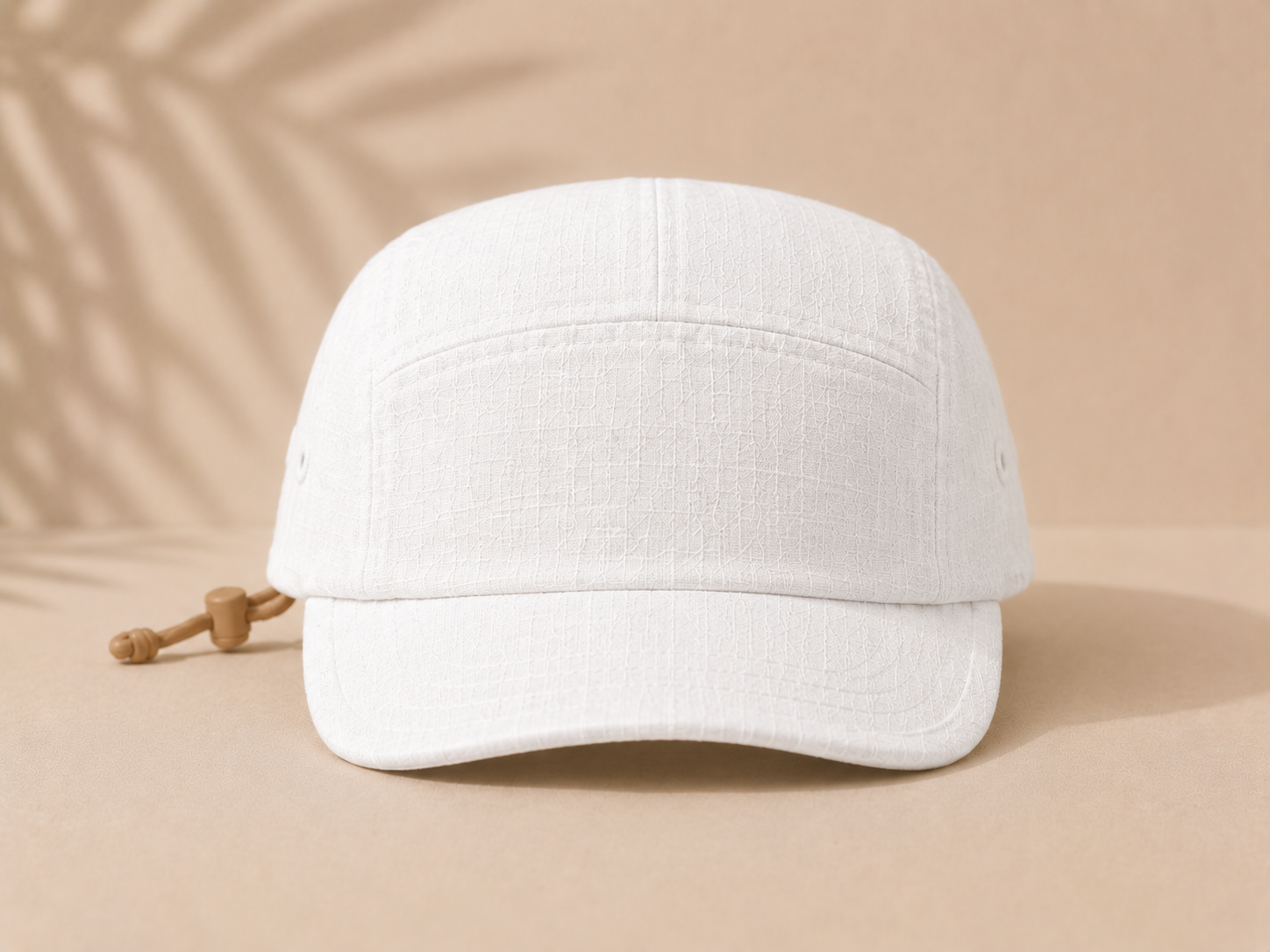 White Linen Golf Hat