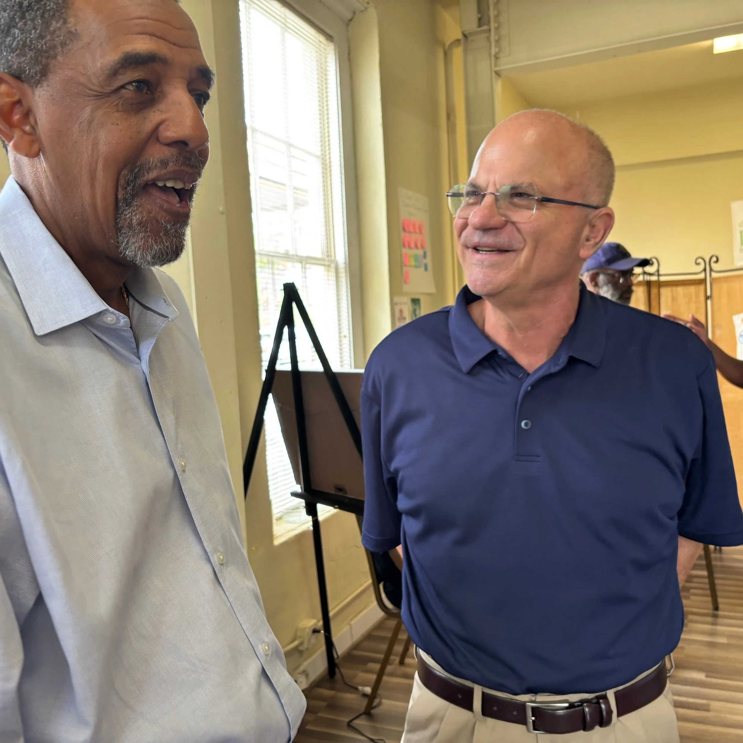 Great catching up with Steve Love, the unofficial mayor of Western York County!