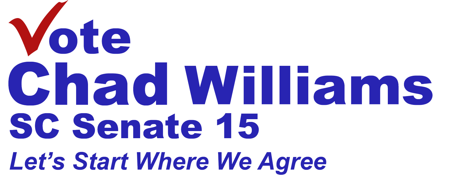 Chad Williams for SC Senate District 15