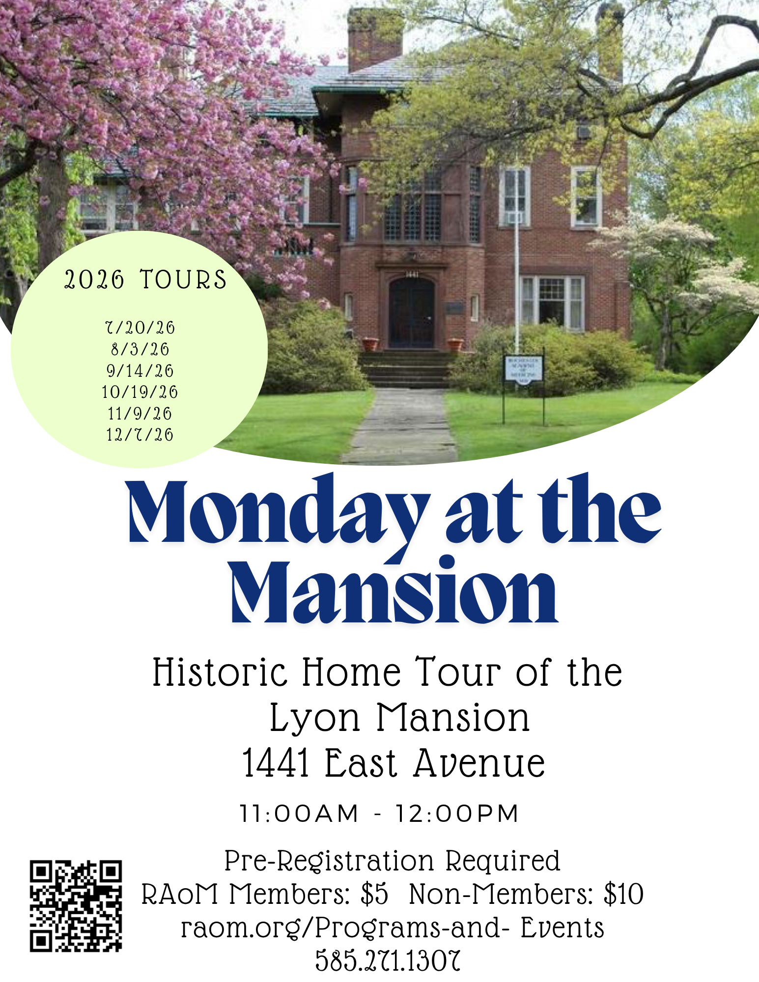 Monday at the Mansion: 12/7/26