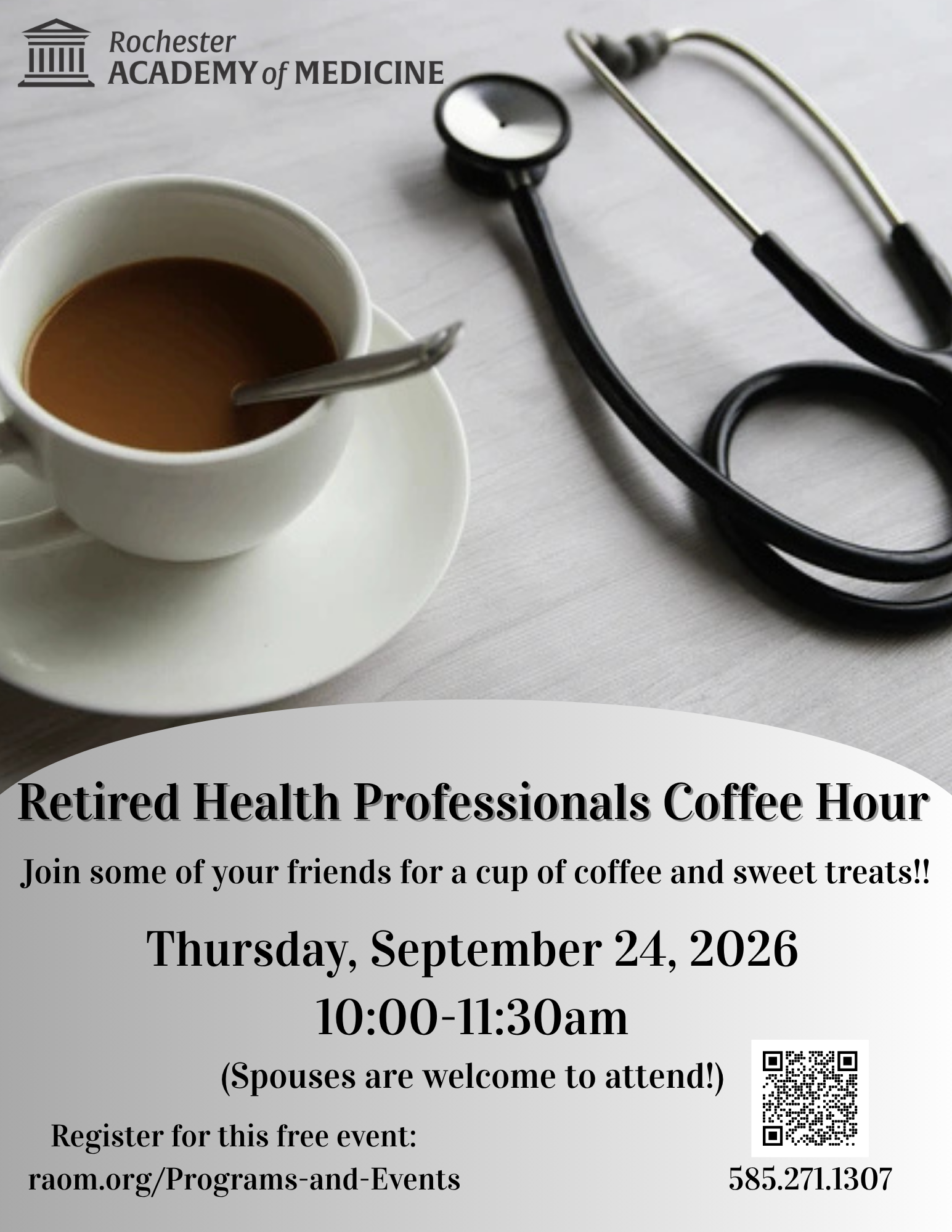 Retired Health Professionals Coffee Hour