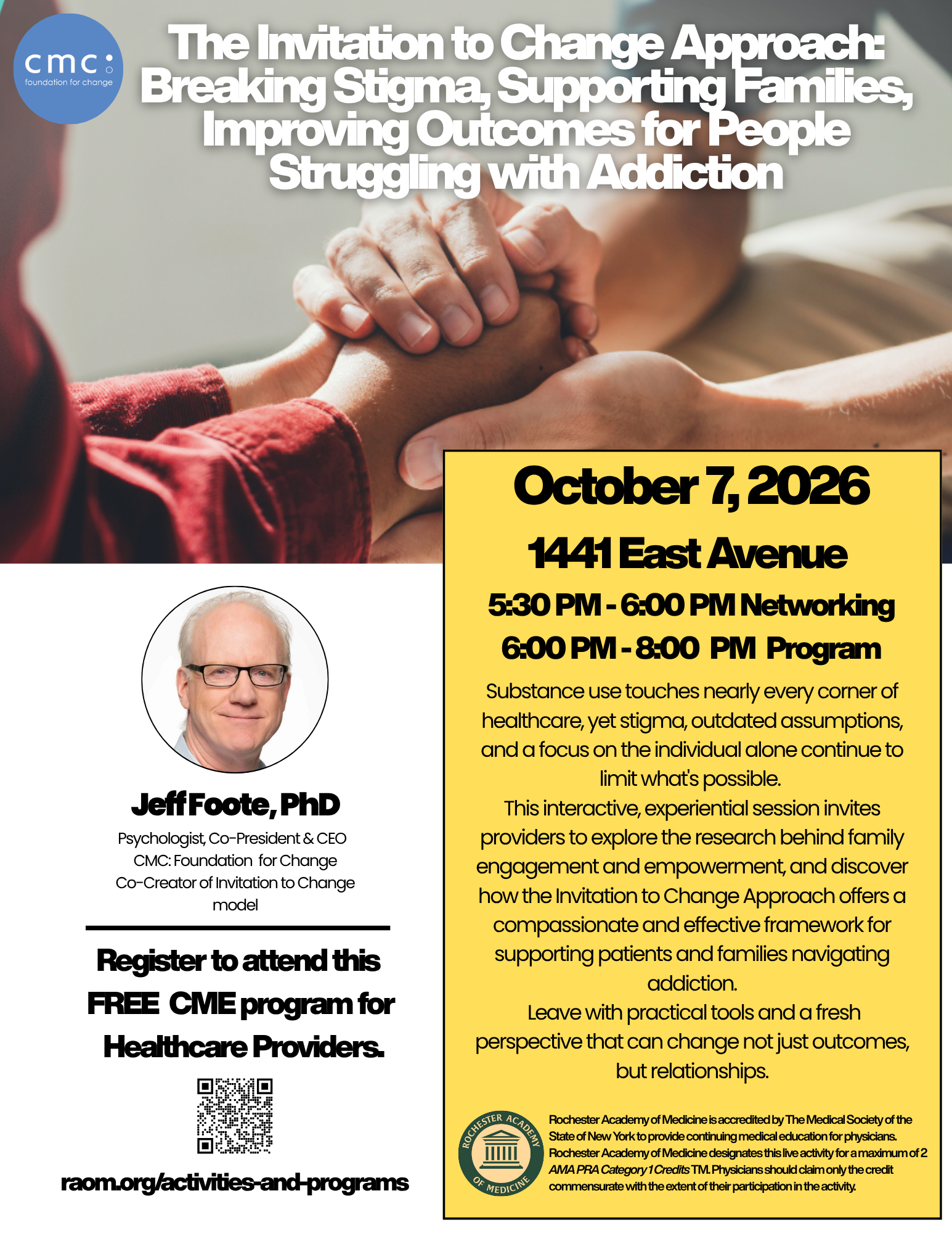 The Invitation to Change Approach: Breaking Stigma, Supporting Families, Improving Outcomes for People Struggling with Addiction