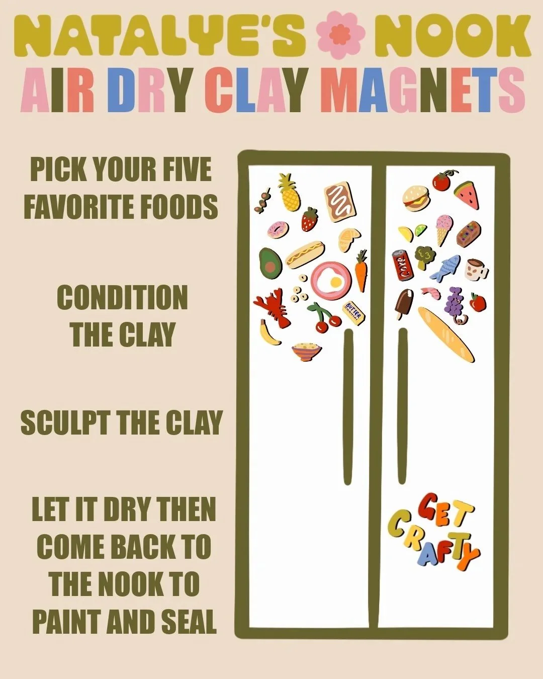 AIR DRY CLAY MAGNET CLASS