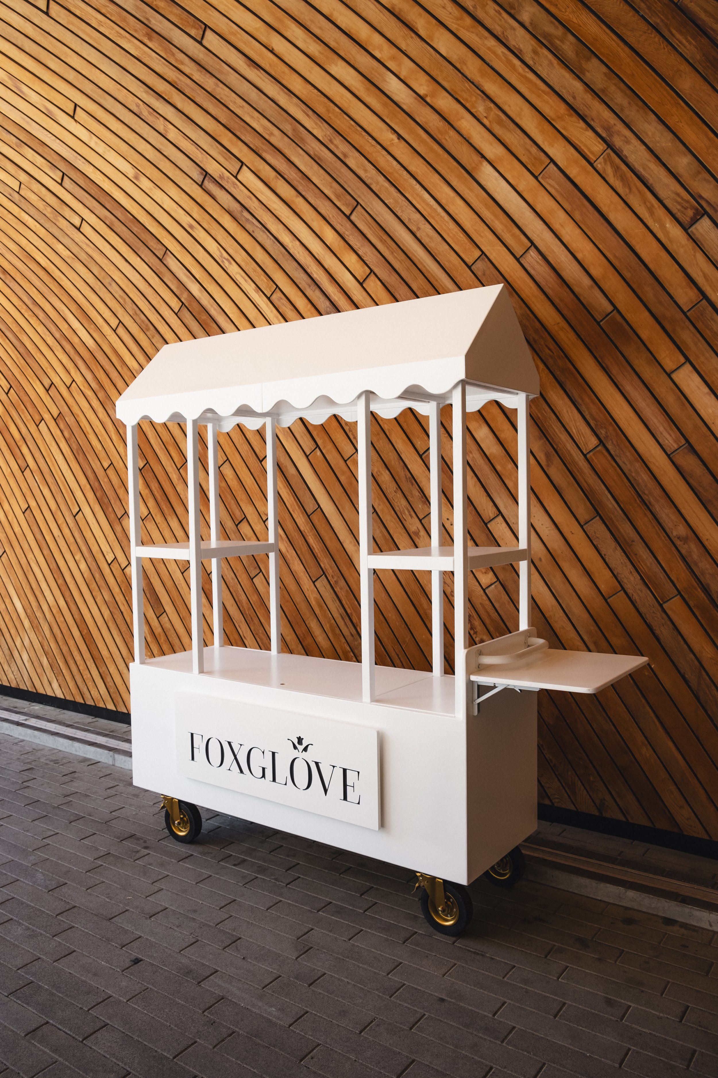 Flower Cart & Custom Sign 